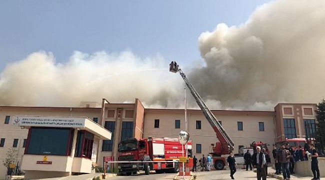 Bursa'da hastanede yangın