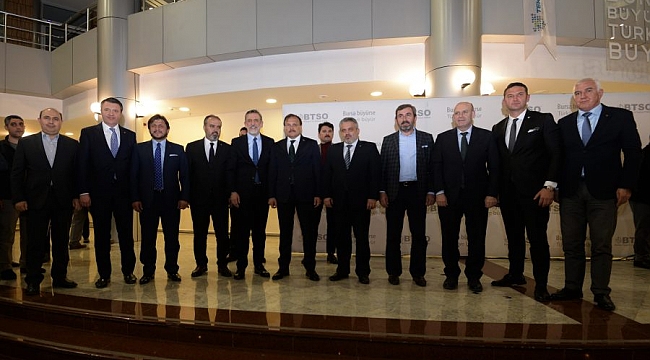 Çavuşoğlu, Bursa iş dünyasıyla buluştu