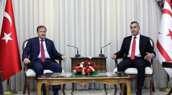 Çavuşoğlu KKTC Meclis Başkanı ile görüştü