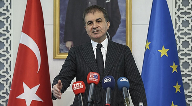 Çelik'ten AB'ye tepki