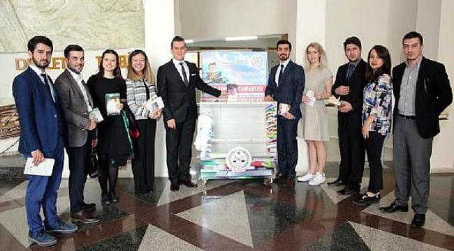 Genç avukatlardan kitap kampanyası