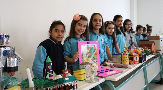 Geri dönüşümden oyuncak yaptılar