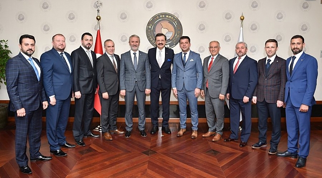 İTSO Başkanı'ndan Hisarcıklıoğlu'na ziyaret