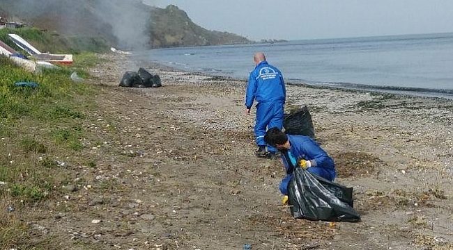 'Ketendere' sahili temizlendi