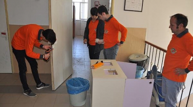 Kırsaldaki okullara 'Usta Eli' değdi