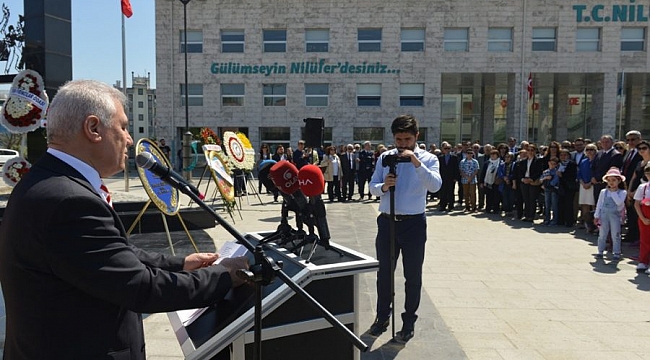 Nilüfer'de 23 Nisan coşkuyla kutlandı