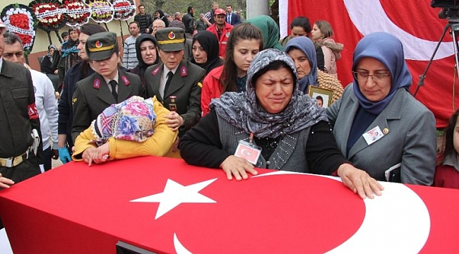 Şehit askere veda