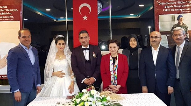 Şehitlerin kardeşleri birbiriyle evlendi
