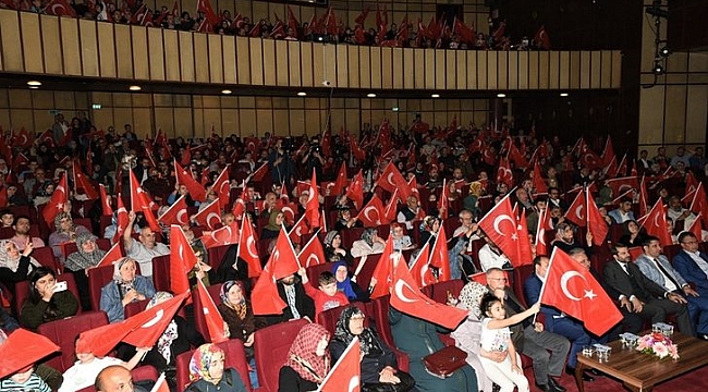 Yıldırım'da 'şehitlere vefa gecesi'