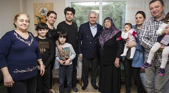 Yıldırım'ın ev ziyaretinde ilginç sohbet