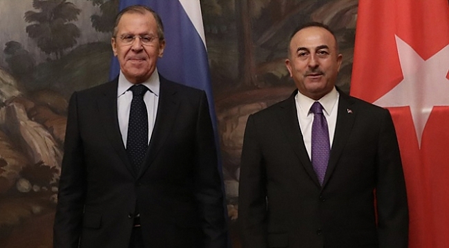 Çavuşoğlu, Lavrov'la görüştü