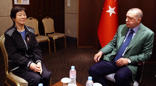 Erdoğan'dan Güney Kore'de kabul