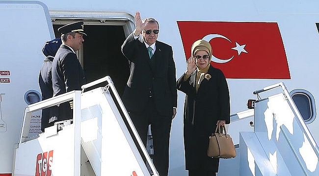 Erdoğan Güney Kore'ye gitti