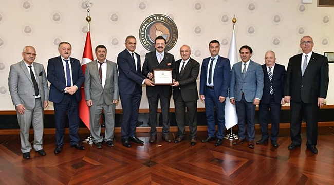 GTSO yönetiminden Hisarcıklıoğlu'na ziyaret
