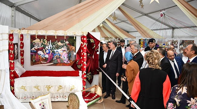 Kursiyerlerin göz nurları görücüye çıktı