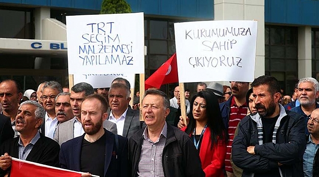 TRT eyleme geçti