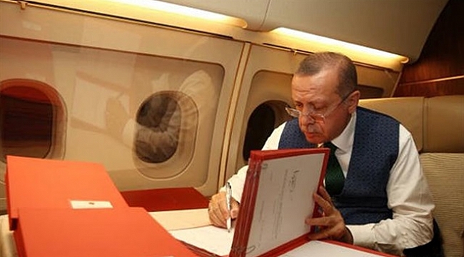 Vekil listesini uçakta hazırladı