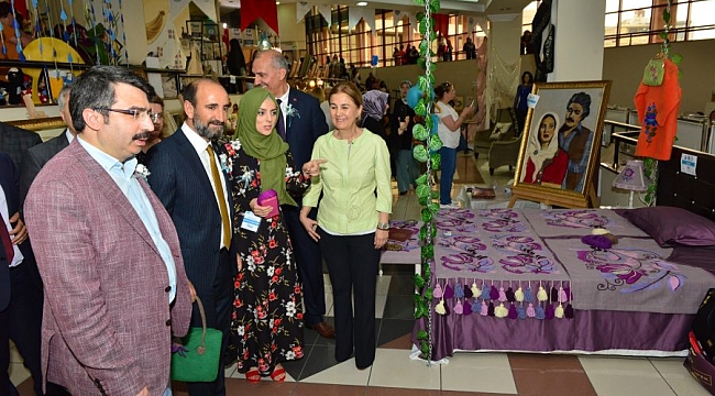 Yıldırım'da kadınların eserleri görücüye çıktı