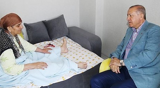 Erdoğan'dan hasta ziyareti