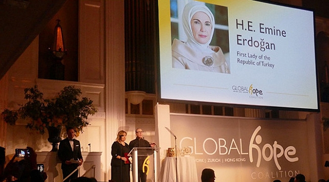 Emine Erdoğan'a ABD'de ödül
