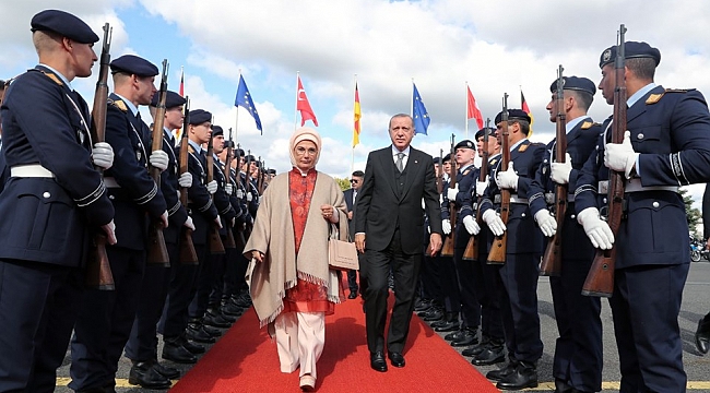 Erdoğan, Köln'e geldi