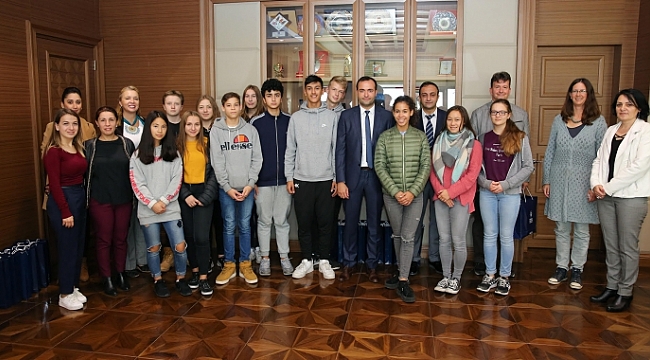 Alman öğrenciler Büyükşehir’de