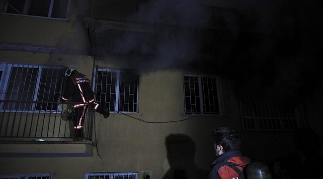 Ankara'da korkutan yangın