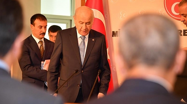 Bahçeli il başkanlarıyla bir araya geldi