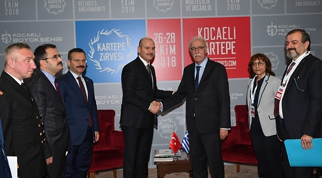 Bakan Soylu, Vistas ile bir araya geldi