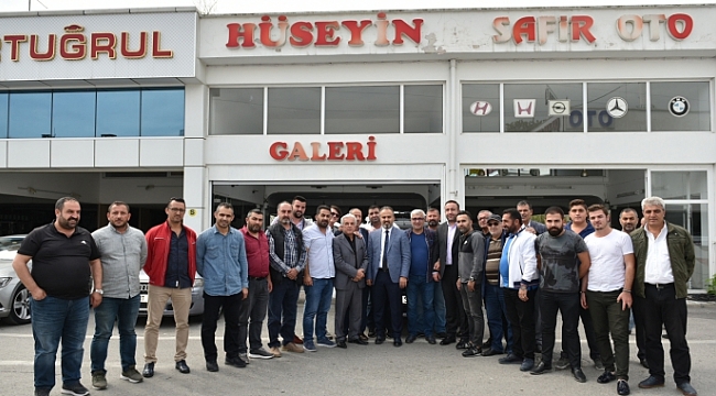 Başkan Aktaş, OtoKoop esnafıyla buluştu