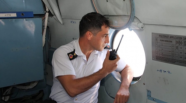 Bursa'da helikopterli trafik denetimi