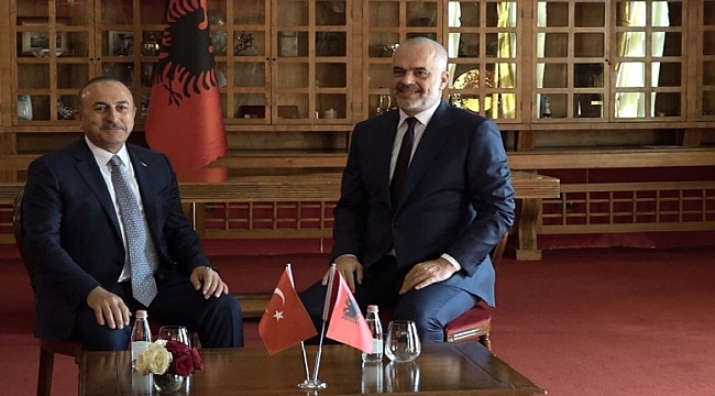 Çavuşoğlu Edi Rama'yla görüştü