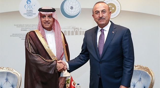 Çavuşoğlu Suudi mevkidaşı ile görüştü