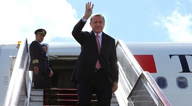 Erdoğan, Macaristan'a uçtu
