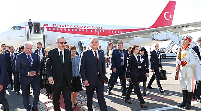 Erdoğan, Moldova'da resmi törenle karşılandı