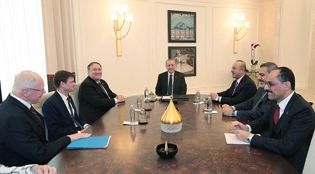 Erdoğan, Pompeo ile görüştü