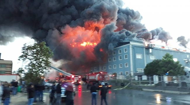 İstanbul'da korkutan yangın