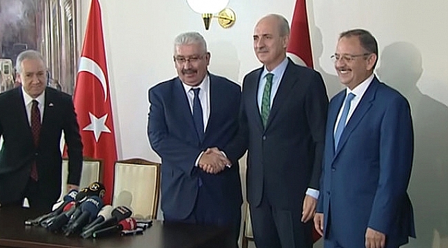 İttifak görüşmesi sonrası ortak açıklama
