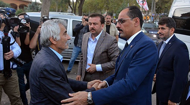Kalın'dan Karakoç ailesine taziye