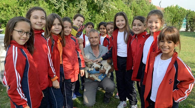 Öğrenciler, can dostlarıyla hoşça vakit geçirdi
