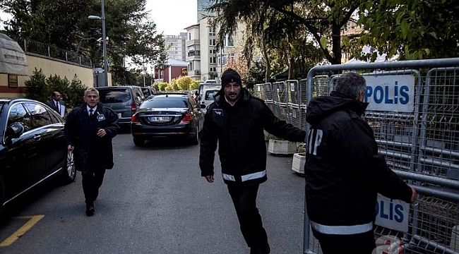 Suudi Başkonsolosluğu'nda hareketli anlar