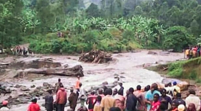 Uganda'da heyelan