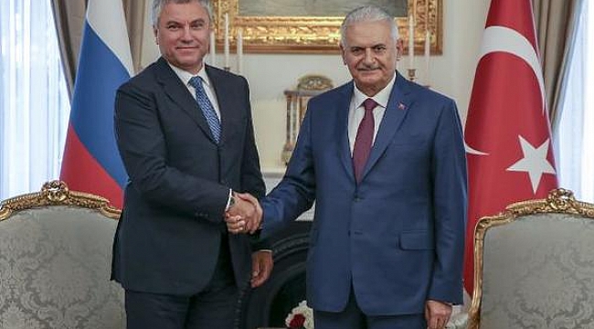 Yıldırım, Volodin ile görüştü