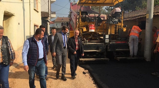 Gürsu'da asfalt çalışması