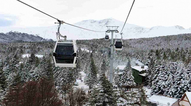 Teleferik saatlerine yılbaşı düzenlemesi