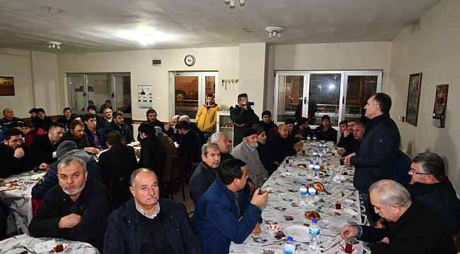 2019'un ilk bereket sofrası Cumhuriyet Mahallesinde kuruldu
