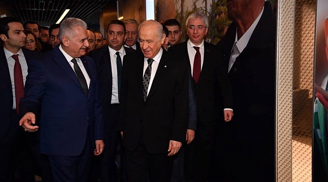 Bahçeli'den Yıldırım'a ziyaret