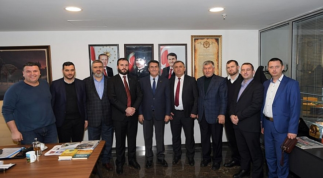 Başkan Dündar'a Sırbistan'dan ziyaret