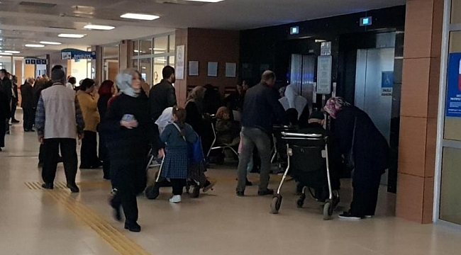 Bir yılda 1 milyon 78 bin kişi hastaneye gitti