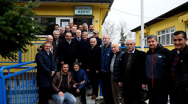 Bozbey aşevinde hayır yemeğine katıldı